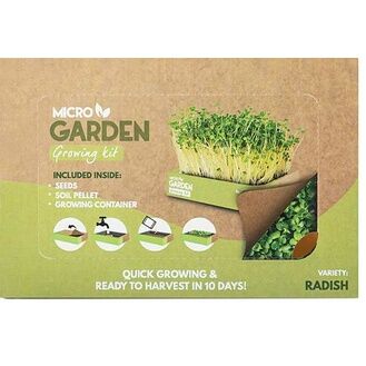 Branded Promotional Micro Garden Growing Kit (Full Colour Packaging)