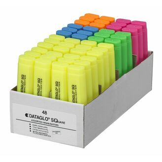 Dataglo SQ Highlighter - Pack Of 48 (mixed)