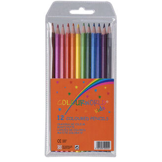 Colourworld Full Size Pencils - Pack Of 12 (mixed)