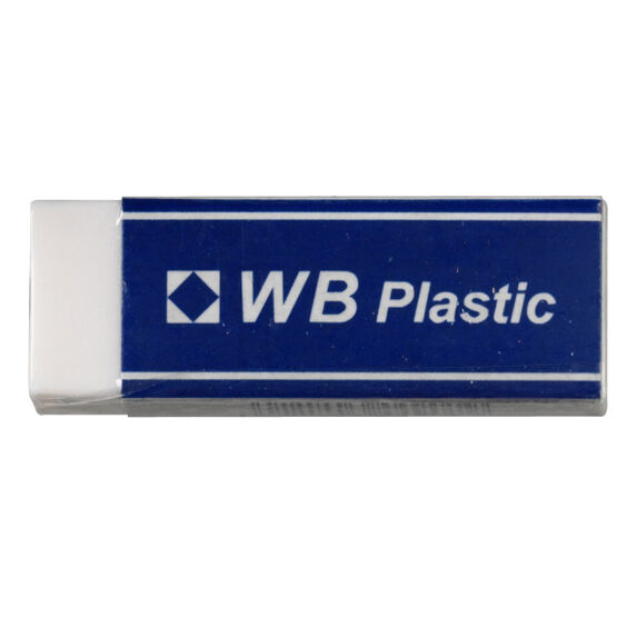 Wb Plastic Eraser & Sleeve - Pack Of 20
