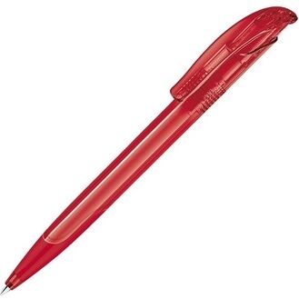 Challenger Soft Grip Clear Retractable Pen