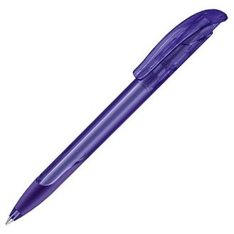 Challenger Soft Grip Clear Retractable Pen