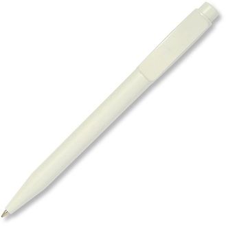 City White Clip Recycled Pen