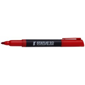 Status Rd Flipchart Marker - Pack Of 10