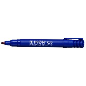 Ikon K30 Permanent Bullet Tip Marker - Pack Of 10