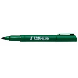 Status Rd Permanent Bullet Tip Marker - Pack Of 10