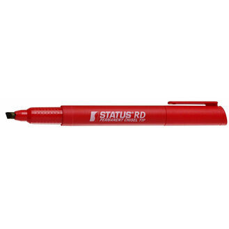 Status Rd Permanent Chisel Tip Marker - Pack Of 10