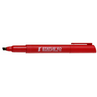 Status Rd Permanent Chisel Tip Marker - Pack Of 4 (mixed)