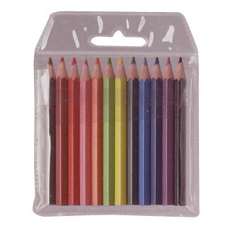 Colourworld Half Size Pencils - Pack Of 12 (mixed)