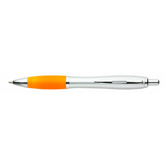 Image Curvy Silver Retractable Pen