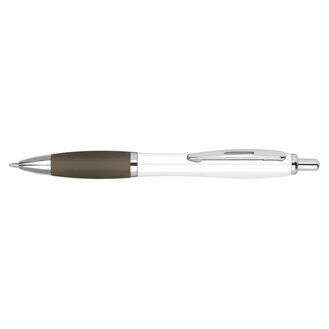 Image Curvy White Retractable Pen