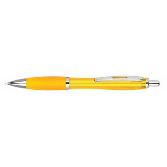 Image Curvy Clear Retractable Pen