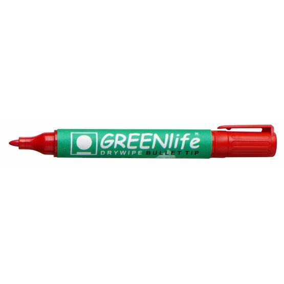 Greenlife Dry Wipe Bullet Tip Marker - Pack Of 10