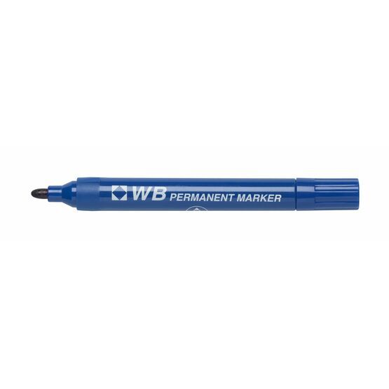 Wb Permanent Bullet Tip Marker - Pack Of 4 (mixed)