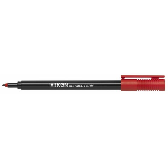Ikon Ohp Medium Point Permanent - Pack Of 4